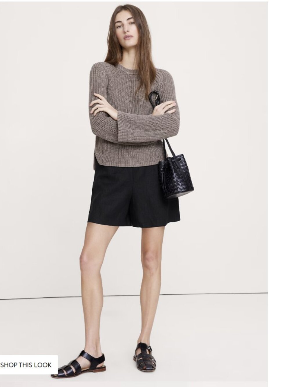 High-Rise 3" Linen Short